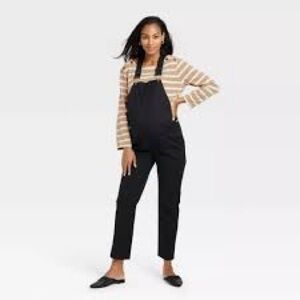 Hatch Black Women Jeans Overalls